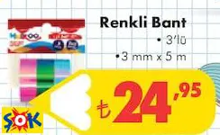 RENKLİ BANT • 3’LÜ